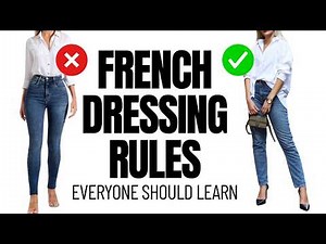 French Dressing Rules EVERYONE Should Learn Once And For ALL