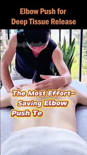 Elbow Push for Deep Tissue Release