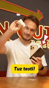 31K views · 70 reactions | Samsung vs Apple tuz testi! | ShiftDelete.Net | Facebook