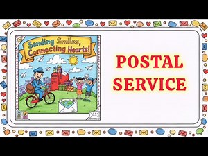 Post Office - How does Postal Service work? for kids learning Journey of a Letter #roshronrockzz