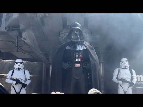 Darth Vader lands on Star Wars Galaxy's Edge, looking for Luke Skywalker