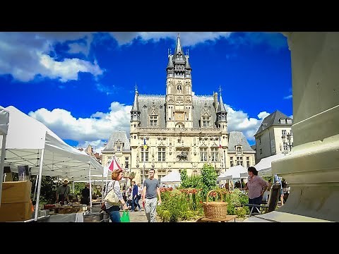 Compiègne, France 4K Walks
