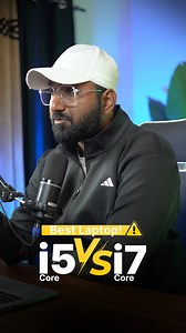 Which Laptop Processor Is Best? i5 or i7 🤔 #Masterfaheem #technoxlaptops #viralreels #techreels #laptopbuying #i5vsi7 #techtips | Techno X Laptops