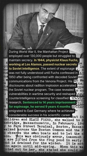 The Manhattan Project's Soviet Spy
