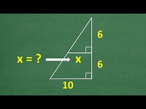 STOP! Try to Solve This Triangle Before Watching!
