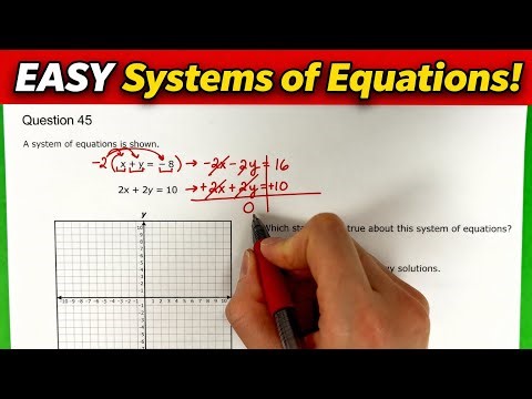 🤙🤩 Stop Struggling with Systems of Equations! (Elimination Step-by-Step) // STAAR 2025 // 45
