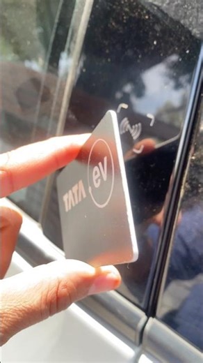 Be cautious when using a card for the Tata Harrier EV. #tata #harrierev #harrier