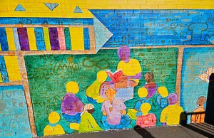 Artist uses 85 gallons of donated recycled paint to create incredible murals at 5 NYC schools