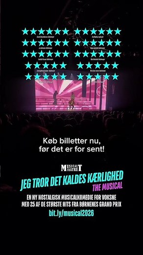 "Du er ikke som de andre pi'r" – på scenen (Jeg tror det kaldes kærlighed: The Musical)