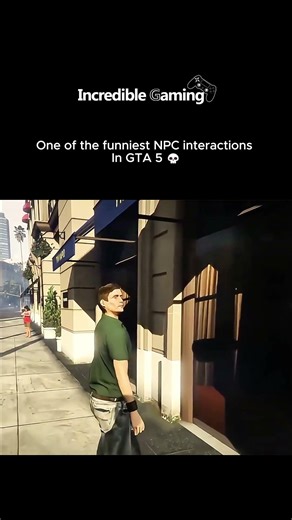 One of the funniest NPC interactions in Grand Theft Auto V 💀#GTAV #GTA5 #Gaming #gameplay #gtaworld