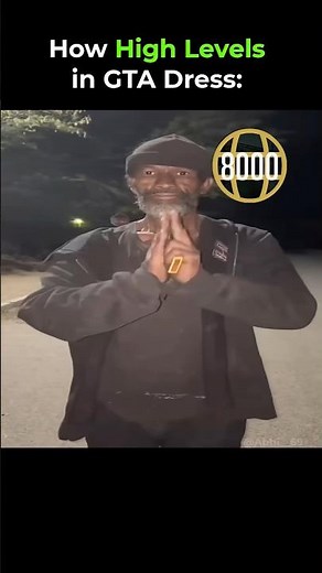 How GTA Players Dress: #gtaonline #shorts