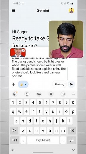 Professional Profile Photo with Google Gemini AI! #imagegeneration