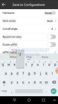 E-Survey GNSS Base Rover Configuration using Surpad