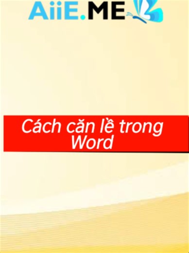 Cách căn lề trong Word #huongdancaioffice #microsoft #CAIDAT #word