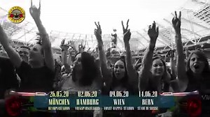 6.5K reactions · 1K shares | Europe 2020! The next chapter is F'n coming ⚡ VIENNA on JUNE 9th - get your tickets now 落 | Guns N' Roses | Facebook