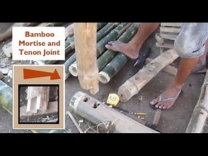 Making a Bamboo Mortise Tenon Joint - Cris Bamboo
