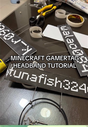Minecraft Gamertag Headband Tutorial: Easy DIY Craft