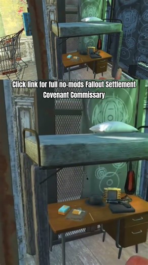 Covenant Commissary no mods Fallout 4 Settlement