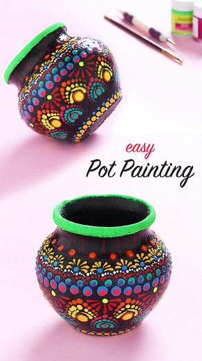 209K views · 1K reactions | Pot Painting Ideas | Mandala Pot Painting | Pot Decoration Ideas #diy #diyvideo #diycrafts #diytutorial #diyprojects #easydiy #artandcraft #potpainting #pottery #paintings #mandalaart #mandaladrawing #decoration #homedecorating #homedecorideas #decor #crafting #craftideas #crafts #handmadewithlove #howto | D.I.Yay | Facebook