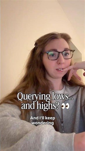 Querying lows… and highs? 👀 #bookstagram #booktok #amquerying