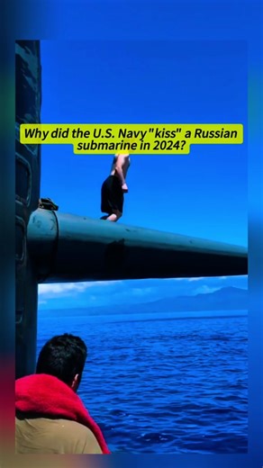 Why Did the U.S. Navy Closely Encounter a Russian Submarine in 2024? 🤝⚓ #usnavy #submarine
