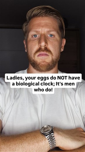 Adrian Preuss on Instagram: "Ladies, do you think men should marry in their 20s before they become overripe and expired? Let me know your thoughts below! . Evaluating the actual data we have on the existence of the biological clock draws an entirely different picture than the mainstream perspective or what your average gynecologist unreflectively praises you. If we ignore nutrition, lifestyle, and physical fitness and strictly focus on time as a limiting factor, men have a biological clock, and