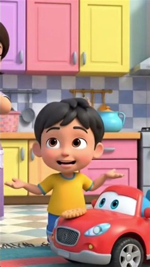 😂😅Gaadi biscuit khayegi ya battery? 🤣 | Funny Cartoon Video #shorts