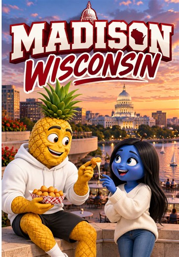 Pineapito and Blueberita in Madison Wisconsin - Travel Vlog Highlights