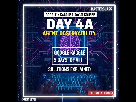 👀 Day 4A – Agent Observability | Kaggle 5 Days of AI SOLUTION | #kaggle #googlearcade #clouD #DAY4