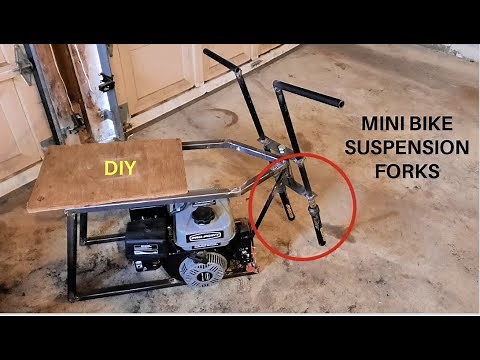Homemade Built Mini Bike Forks