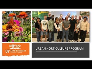 UF/IFAS Extension Urban Horticulture Programs