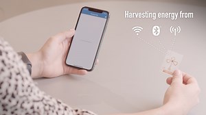 This tiny Bluetooth chip doesn’t need a battery because it harvests energy from the air