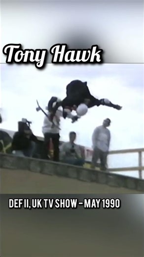 Tony Hawk - Def II TV show feature about skateboarding, May 1990