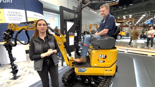 CAT launches 301 CR Mini Excavator
