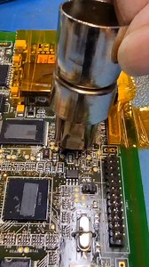 Sizing The Hot Air Nozzle Task #reworkstation #ElectronicsRepair #motherboardrepair #electronicstechnician #electroniccomponents | Nebs Alfonso