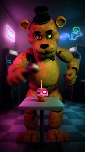 Freddy pressed the cupcake… big mistake 🧁💀