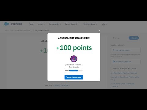 Configure the Report at Quick Start: Reports & Dashboards in Trailhead Salesforce 2025!