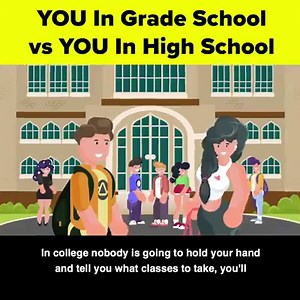 133K views · 689 reactions | What's the big difference between grade school and high school? In today's animated educational cartoon we take a look at who YOU are in grade school, versus who you will become in high school. | The Infographics Show | Facebook
