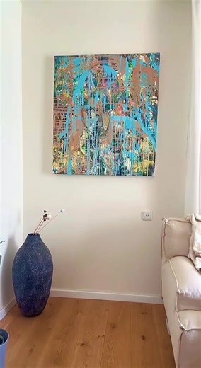 Exploring Warm Pastel Tones in Contemporary Abstract Art