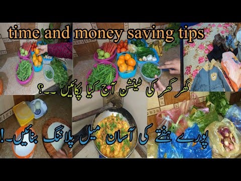 Weekly meal planning/ smart meal prep ideas for homemaker's/ time and money saving tips