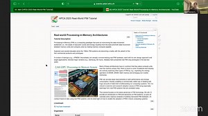 HPCA 2023 Tutorial- Real-World Processing-in-Memory Architectures