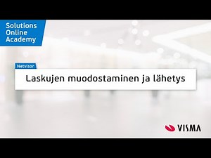 Netvisor Academy - Laskujen muodostaminen ja lähetys
