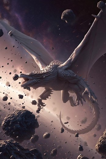 Space flight suddenly has a whole new meaning #dragons #fantasy #scifi #aianimation | Carpe Draco