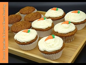 Carrot Cupcakes With Cream Cheese Frosting| Afternoon Tea Favourite Cakes| Easy Recipe