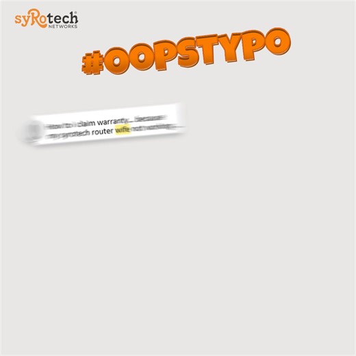 Don't let autocorrect turn 'WIFI' INFO 'WIFE'! choose Syrotech ONTs for a reliable and hassle-free internet experience. beacouuse a strong connection matter- whether it's online or at home! #TechLife #stayconnected #noautocorrectneed #nomoretypos #oopstypo | Syrotech Networks | Facebook