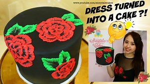 8.7K views · 160 reactions | Turning my dress into ... A CAKE ?! Simple Royal Icing Recipe +Piped Flowers FULL Tutorial is on my Youtube Channel for you all here ❤️--> : https://www.youtube.com/watch?v=zW73S7w7QSE | Storytale Cakes | Facebook