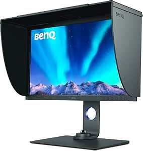 BenQ SW271C Photo Video Editing Monitor 27" 4K UHD | 99% AdobeRGB,100% sRGB,90% P3 | IPS | Hardware Calibrated | 16 bit 3D LUT | DeltaE ≤2 | Uniformity | Pantone | AQCOLOR | Ergonomic | USB-C(60W)