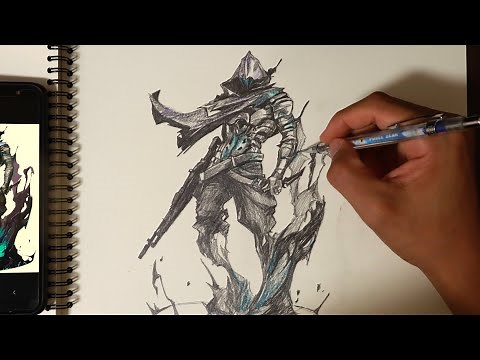 How to draw Valorant omen