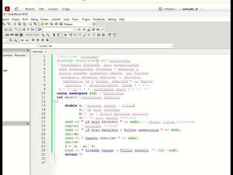 C++ pamokos. Uždavinio sprendimas 24 - 25 psl. 5 uždavinys. Išvyka į Vilnių