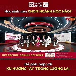 💥 Lựa chọn ngành học và trường đại học trong bối cảnh Trí tuệ Nhân tạo (AI) ngày càng có ảnh hưởng sâu rộng khiến không ít các bạn học sinh băn khoăn lo lắng. Bởi quyết định này có ảnh hưởng rất lớn đến quá trình phát huy năng lực bản thân cũng như phát triển nghề nghiệp ở tương lai. Lúc này, những lời chia sẻ chân thành và kinh nghiệm từ các thầy cô tại các trường đại học sẽ vô cùng hữu ích, giúp các bạn học sinh tìm được “bến đỗ” lý tưởng cho một tương lai sự nghiệp tươi sáng. 💥 Hãy cùng lắn